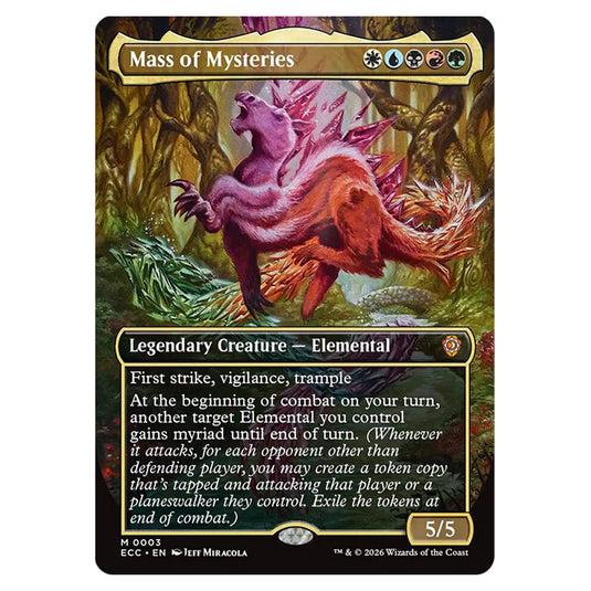 Mass of Mysteries 0003 card from the Magic The Gathering set Lorwyn Eclipsed Commander