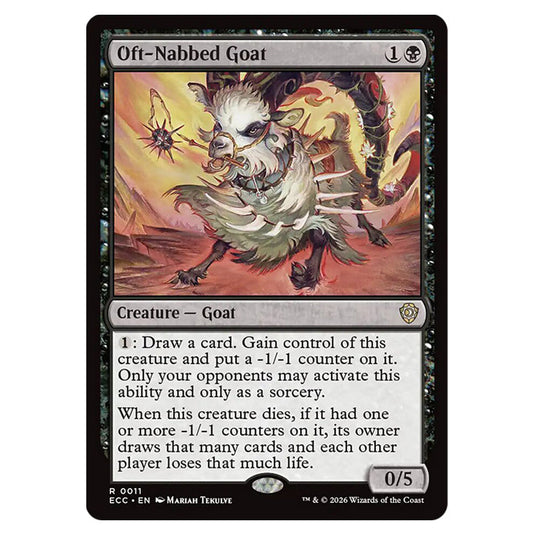 Oft-Nabbed Goat 0011 card from the Magic The Gathering set Lorwyn Eclipsed Commander