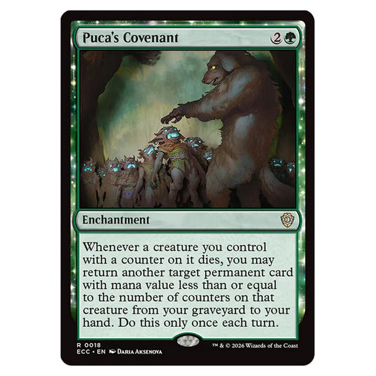 Puca's Covenant 0018 card from the Magic The Gathering set Lorwyn Eclipsed Commander