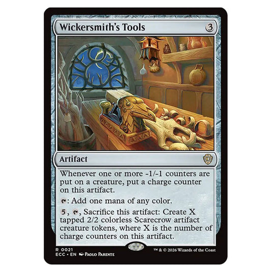 Wickersmith's Tools 0021 card from the Magic The Gathering set Lorwyn Eclipsed Commander