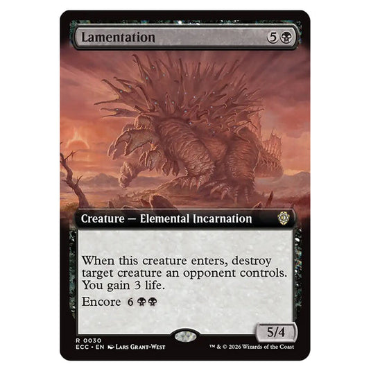 Lamentation 0030 card from the Magic The Gathering set Lorwyn Eclipsed Commander