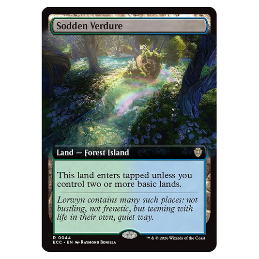 Sodden Verdure 0044 card from the Magic The Gathering set Lorwyn Eclipsed Commander