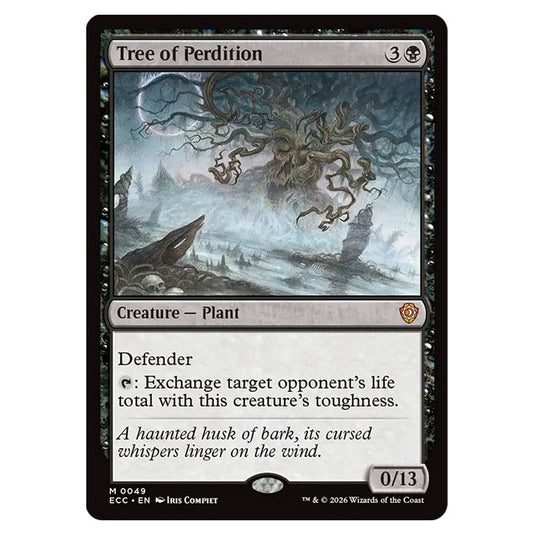 Tree of Perdition 0049 card from the Magic The Gathering set Lorwyn Eclipsed Commander
