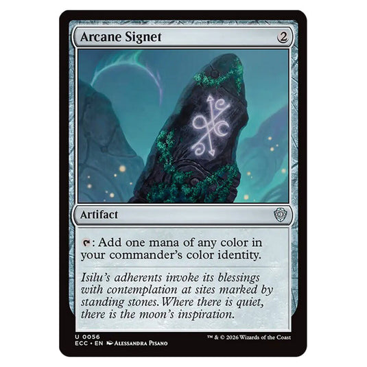 Arcane Signet 0056 card from the Magic The Gathering set Lorwyn Eclipsed Commander