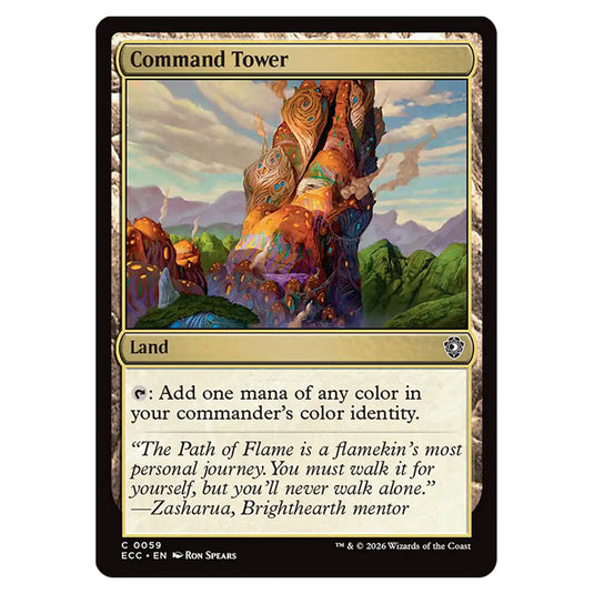 Command Tower 0059 card from the Magic The Gathering set Lorwyn Eclipsed Commander