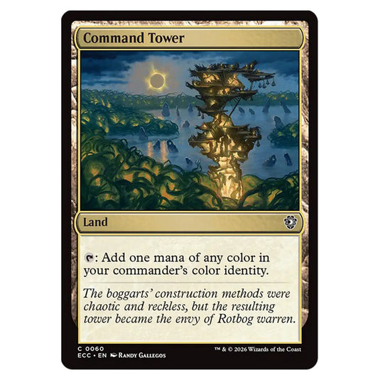 Command Tower 0060 card from the Magic The Gathering set Lorwyn Eclipsed Commander