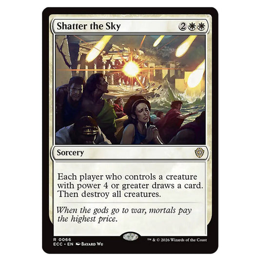 Shatter the Sky 0066 card from the Magic The Gathering set Lorwyn Eclipsed Commander