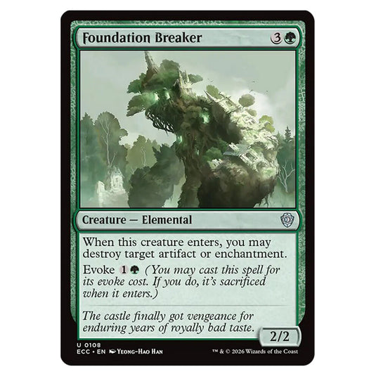 Foundation Breaker 0108 card from the Magic The Gathering set Lorwyn Eclipsed Commander