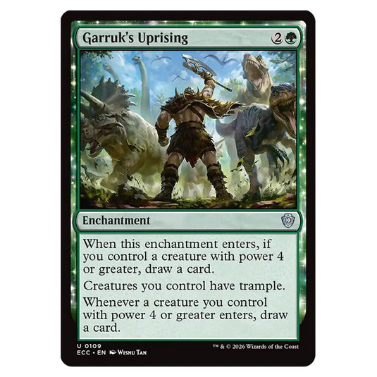 Garruk's Uprising 0109 card from the Magic The Gathering set Lorwyn Eclipsed Commander