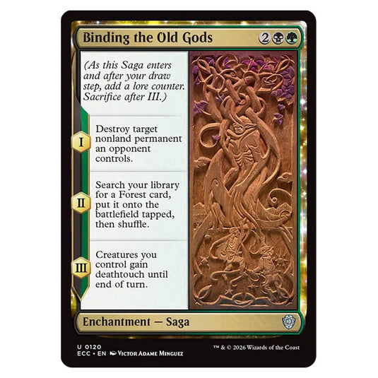 Binding the Old Gods 0120 card from the Magic The Gathering set Lorwyn Eclipsed Commander
