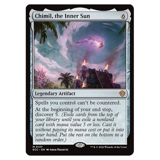 Chimil, the Inner Sun 0137 card from the Magic The Gathering set Lorwyn Eclipsed Commander