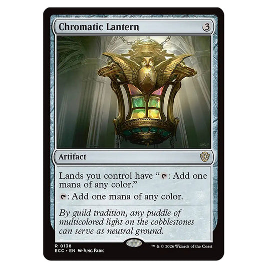 Chromatic Lantern 0138 card from the Magic The Gathering set Lorwyn Eclipsed Commander