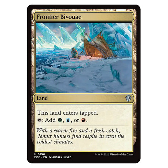 Frontier Bivouac 0150 card from the Magic The Gathering set Lorwyn Eclipsed Commander