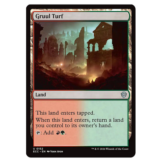 Gruul Turf 0152 card from the Magic The Gathering set Lorwyn Eclipsed Commander