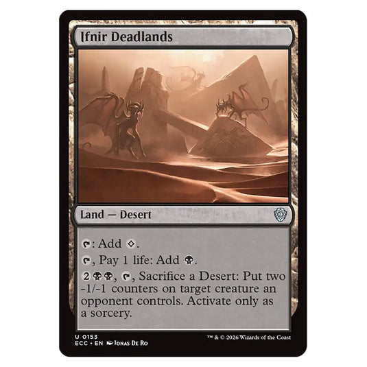 Ifnir Deadlands 0153 card from the Magic The Gathering set Lorwyn Eclipsed Commander