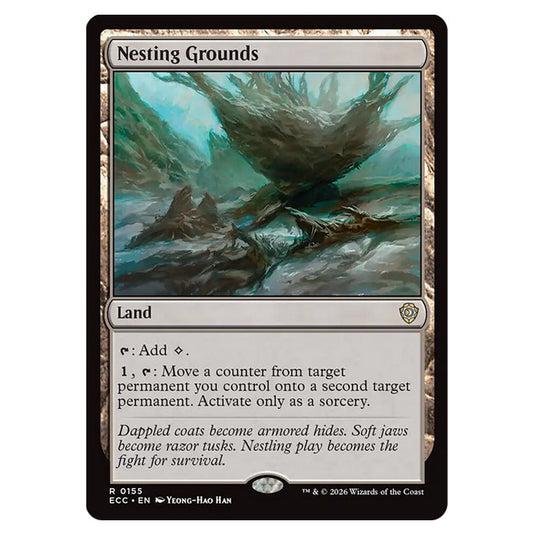 Nesting Grounds 0155 card from the Magic The Gathering set Lorwyn Eclipsed Commander