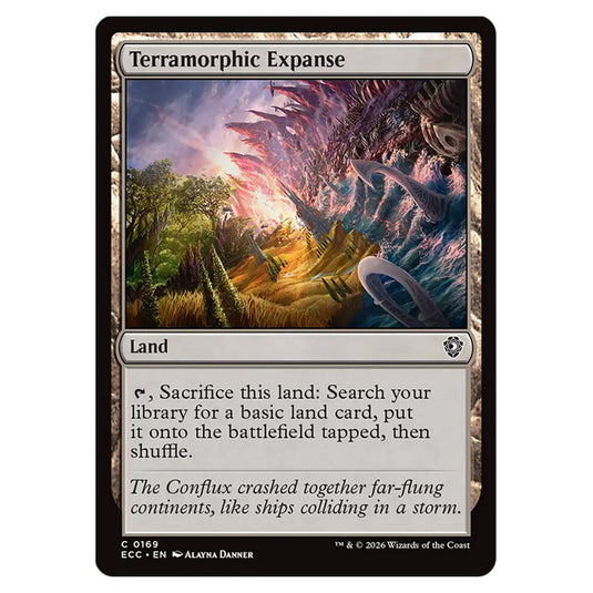 Terramorphic Expanse 0169 card from the Magic The Gathering set Lorwyn Eclipsed Commander