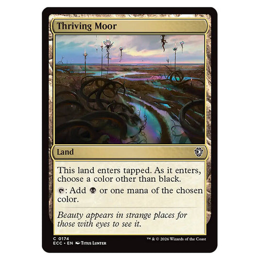 Thriving Moor 0174 card from the Magic The Gathering set Lorwyn Eclipsed Commander