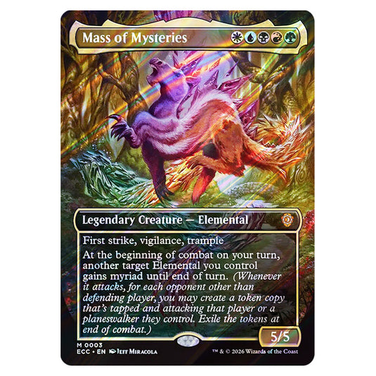 Mass of Mysteries 0003 card from the Magic The Gathering set Lorwyn Eclipsed Commander