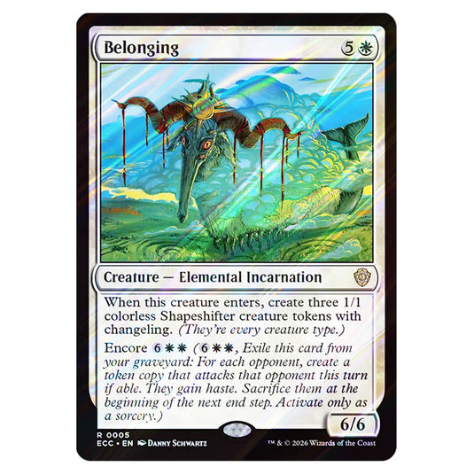 Belonging 0005 card from the Magic The Gathering set Lorwyn Eclipsed Commander