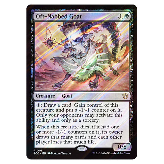 Oft-Nabbed Goat 0011 card from the Magic The Gathering set Lorwyn Eclipsed Commander