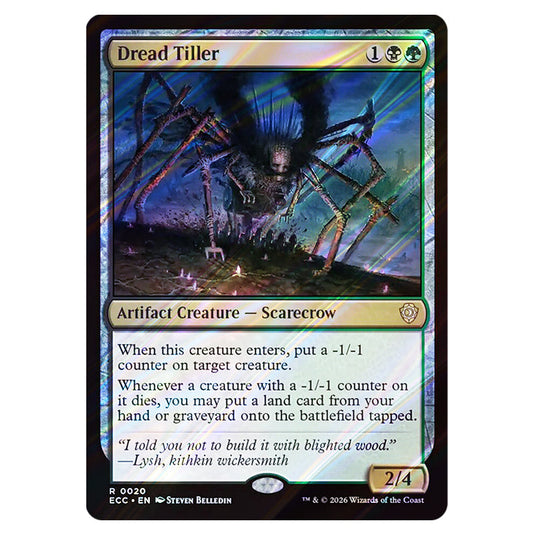 Dread Tiller 0020 card from the Magic The Gathering set Lorwyn Eclipsed Commander