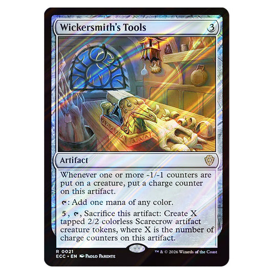 Wickersmith's Tools 0021 card from the Magic The Gathering set Lorwyn Eclipsed Commander
