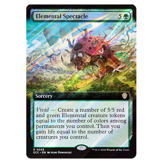 Elemental Spectacle 0035 card from the Magic The Gathering set Lorwyn Eclipsed Commander