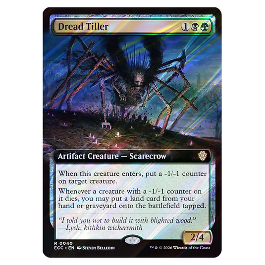 Dread Tiller 0040 card from the Magic The Gathering set Lorwyn Eclipsed Commander