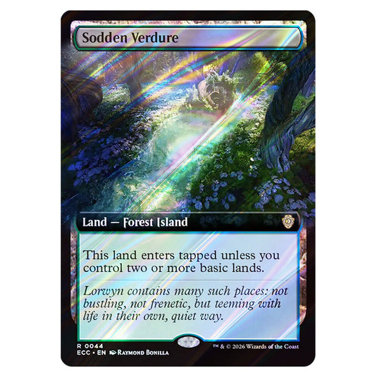 Sodden Verdure 0044 card from the Magic The Gathering set Lorwyn Eclipsed Commander