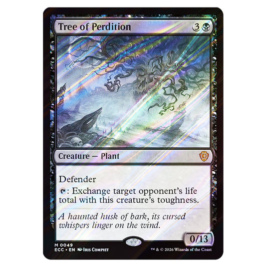 Tree of Perdition 0049 card from the Magic The Gathering set Lorwyn Eclipsed Commander