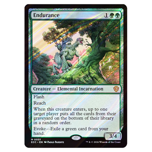 Endurance 0051 card from the Magic The Gathering set Lorwyn Eclipsed Commander