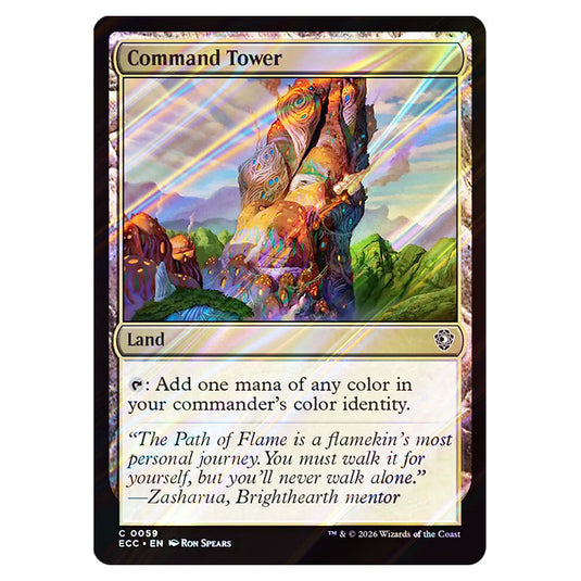 Command Tower 0059 card from the Magic The Gathering set Lorwyn Eclipsed Commander
