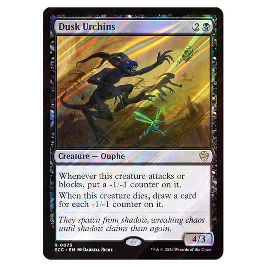 Dusk Urchins 0073 card from the Magic The Gathering set Lorwyn Eclipsed Commander