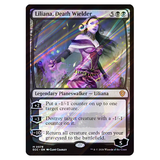 Liliana, Death Wielder 0078 card from the Magic The Gathering set Lorwyn Eclipsed Commander