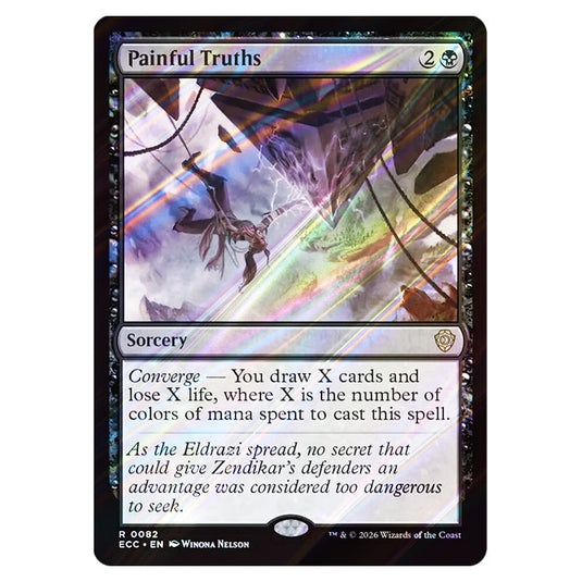 Painful Truths 0082 card from the Magic The Gathering set Lorwyn Eclipsed Commander