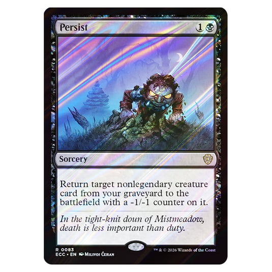 Persist 0083 card from the Magic The Gathering set Lorwyn Eclipsed Commander