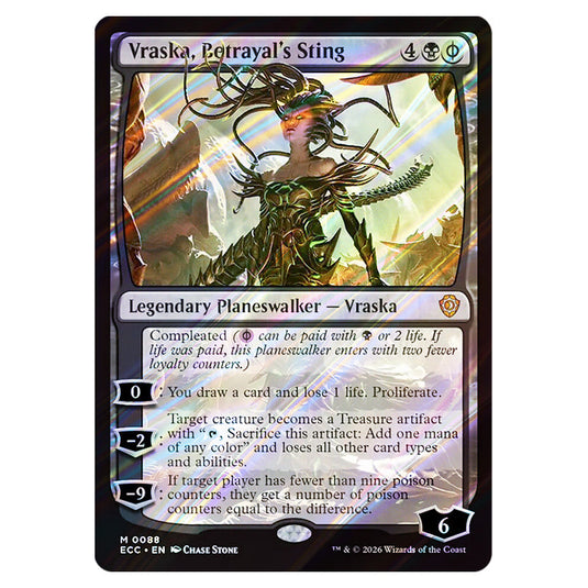 Vraska, Betrayal's Sting 0088 card from the Magic The Gathering set Lorwyn Eclipsed Commander