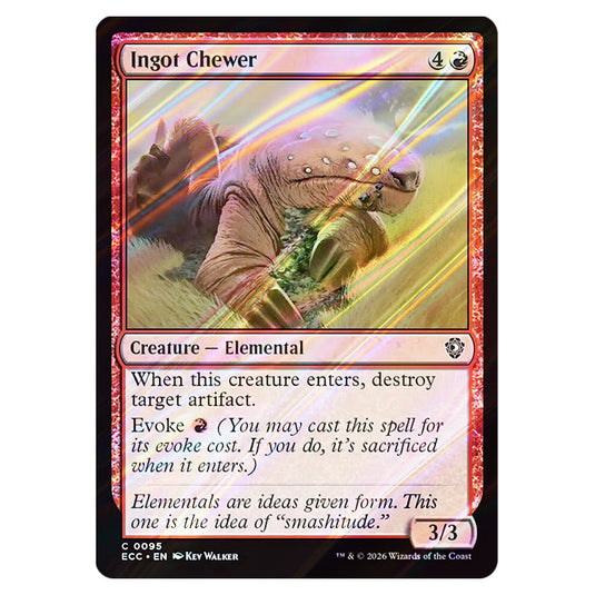 Ingot Chewer 0095 card from the Magic The Gathering set Lorwyn Eclipsed Commander