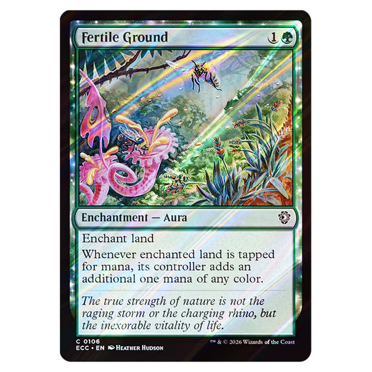 Fertile Ground 0106 card from the Magic The Gathering set Lorwyn Eclipsed Commander