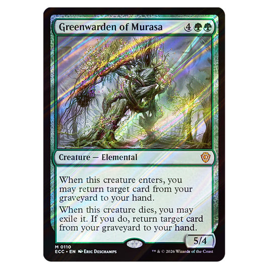 Greenwarden of Murasa 0110 card from the Magic The Gathering set Lorwyn Eclipsed Commander