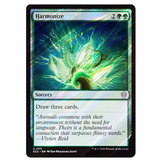 Harmonize 0111 card from the Magic The Gathering set Lorwyn Eclipsed Commander