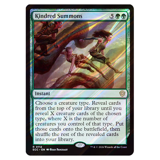 Kindred Summons 0112 card from the Magic The Gathering set Lorwyn Eclipsed Commander