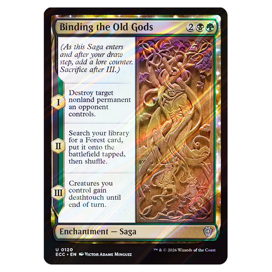 Binding the Old Gods 0120 card from the Magic The Gathering set Lorwyn Eclipsed Commander