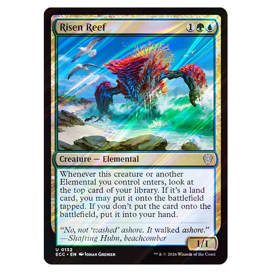 Risen Reef 0132 card from the Magic The Gathering set Lorwyn Eclipsed Commander