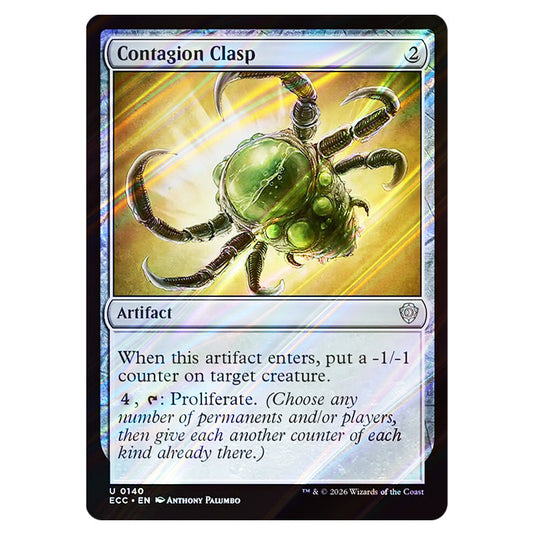 Contagion Clasp 0140 card from the Magic The Gathering set Lorwyn Eclipsed Commander