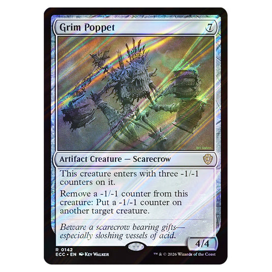 Grim Poppet 0142 card from the Magic The Gathering set Lorwyn Eclipsed Commander