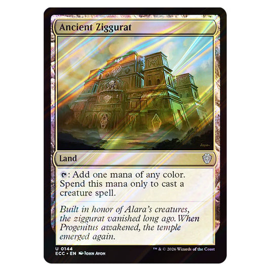 Ancient Ziggurat 0144 card from the Magic The Gathering set Lorwyn Eclipsed Commander