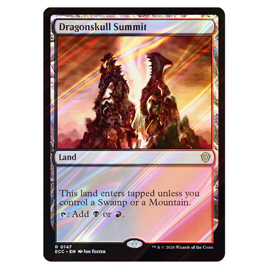 Dragonskull Summit 0147 card from the Magic The Gathering set Lorwyn Eclipsed Commander