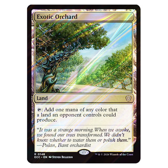 Exotic Orchard 0148 card from the Magic The Gathering set Lorwyn Eclipsed Commander